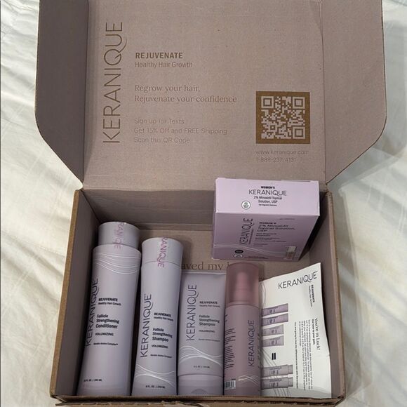 Keranique Rejuvenate 5 piece Healthy Hair Re-Growth System - Picture 2 of 15